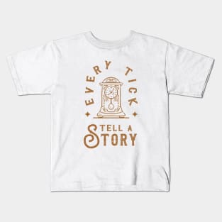 Antique watch tell a antique stories Kids T-Shirt